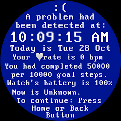 Blue Screen Simulate WatchFace preview on Wear OS