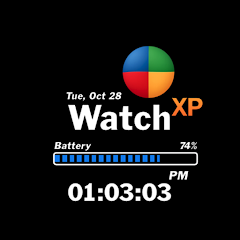 Watch XP StartUp Watch Face preview on Wear OS